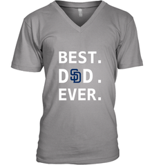Best San Diego Padres Dad Ever Baseball MLB Fathers Day Men's V-Neck T-Shirt Men's V-Neck T-Shirt - amzapparel