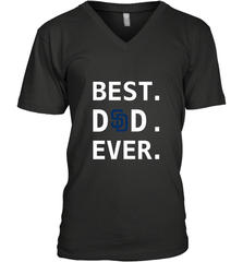 Best San Diego Padres Dad Ever Baseball MLB Fathers Day Men's V-Neck T-Shirt Men's V-Neck T-Shirt - amzapparel