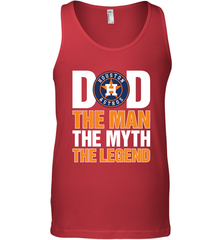 Houston Astros Dad The Man The Myth The Legend Father's Day MLB Men's Tank Top Men's Tank Top - amzapparel