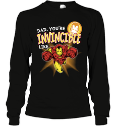 Marvel Iron Man Invincible Dad Father's Day Gifts Long Sleeve T-Shirt