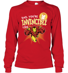 Marvel Iron Man Invincible Dad Father's Day Gifts Long Sleeve T-Shirt Long Sleeve T-Shirt - amzapparel