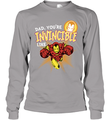 Marvel Iron Man Invincible Dad Father's Day Gifts Long Sleeve T-Shirt Long Sleeve T-Shirt - amzapparel