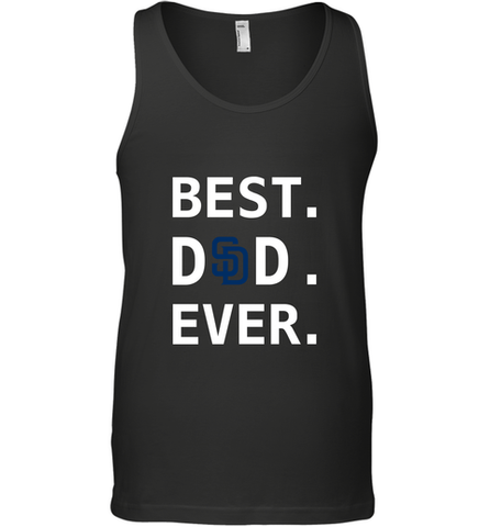 Best San Diego Padres Dad Ever Baseball MLB Fathers Day Men's Tank Top Men's Tank Top / Black / XS Men's Tank Top - amzapparel