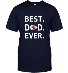Best Kansas City Chiefs Dad Best Dad Ever NFL Football Fathers Day Men's T-Shirt