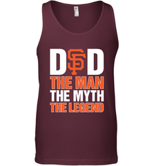 San Francisco Giants Dad The Man The Myth The Legend Father's Day MLB Men's Tank Top Men's Tank Top - amzapparel
