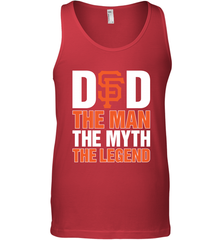 San Francisco Giants Dad The Man The Myth The Legend Father's Day MLB Men's Tank Top Men's Tank Top - amzapparel