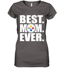 Best Pittsburgh Steelers Mom Ever NFL Team Mother's Day Gift Women's V-Neck T-Shirt Women's V-Neck T-Shirt - amzapparel