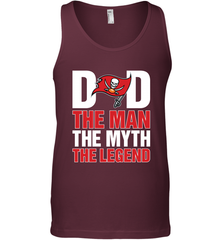 Tampa Bay Buccaneers Dad The Man The Myth The Legend NFL Father's Day Men's Tank Top Men's Tank Top - amzapparel