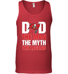 Tampa Bay Buccaneers Dad The Man The Myth The Legend NFL Father's Day Men's Tank Top Men's Tank Top - amzapparel