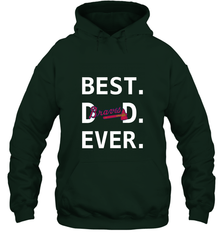 Best Atlanta Braves Dad Ever Baseball MLB Fathers Day Hooded Sweatshirt Hooded Sweatshirt - amzapparel
