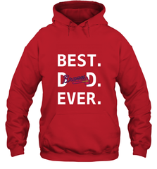 Best Atlanta Braves Dad Ever Baseball MLB Fathers Day Hooded Sweatshirt Hooded Sweatshirt - amzapparel