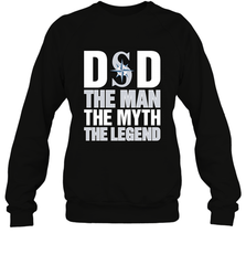 Seattle Mariners Dad The Man The Myth The Legend Father's Day MLB Crewneck Sweatshirt Crewneck Sweatshirt - amzapparel