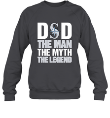 Seattle Mariners Dad The Man The Myth The Legend Father's Day MLB Crewneck Sweatshirt Crewneck Sweatshirt - amzapparel