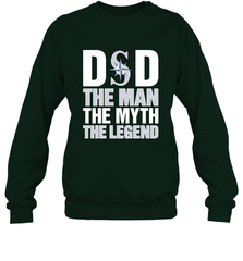 Seattle Mariners Dad The Man The Myth The Legend Father's Day MLB Crewneck Sweatshirt Crewneck Sweatshirt - amzapparel