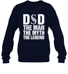 Seattle Mariners Dad The Man The Myth The Legend Father's Day MLB Crewneck Sweatshirt Crewneck Sweatshirt - amzapparel