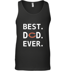 Best Chicago Bears Dad Best Dad Ever NFL Football Fathers Day Men's Tank Top