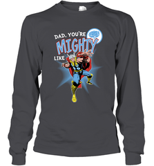 Marvel Thor Mighty Dad Father's Day Gifts Long Sleeve T-Shirt Long Sleeve T-Shirt - amzapparel