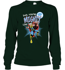 Marvel Thor Mighty Dad Father's Day Gifts Long Sleeve T-Shirt Long Sleeve T-Shirt - amzapparel