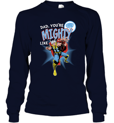 Marvel Thor Mighty Dad Father's Day Gifts Long Sleeve T-Shirt Long Sleeve T-Shirt - amzapparel