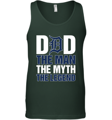 Detroit Tigers Dad The Man The Myth The Legend Father's Day MLB Men's Tank Top Men's Tank Top - amzapparel