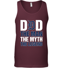 Detroit Tigers Dad The Man The Myth The Legend Father's Day MLB Men's Tank Top Men's Tank Top - amzapparel