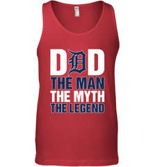 Detroit Tigers Dad The Man The Myth The Legend Father's Day MLB Men's Tank Top Men's Tank Top - amzapparel