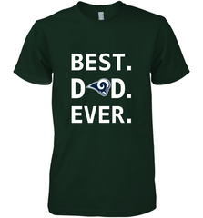 Best Los Angeles Rams Dad Best Dad Ever NFL Football Fathers Day Men's Premium T-Shirt Men's Premium T-Shirt - amzapparel