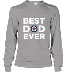 Best Winnipeg Jets Dad Ever Hockey NHL Fathers Day GIft For Daddy Long Sleeve T-Shirt Long Sleeve T-Shirt - amzapparel