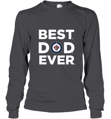Best Winnipeg Jets Dad Ever Hockey NHL Fathers Day GIft For Daddy Long Sleeve T-Shirt Long Sleeve T-Shirt - amzapparel