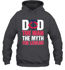 Minnesota Twins Dad The Man The Myth The Legend Father's Day MLB Hooded Sweatshirt Hooded Sweatshirt - amzapparel