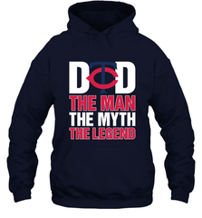 Minnesota Twins Dad The Man The Myth The Legend Father's Day MLB Hooded Sweatshirt Hooded Sweatshirt - amzapparel