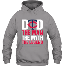 Minnesota Twins Dad The Man The Myth The Legend Father's Day MLB Hooded Sweatshirt Hooded Sweatshirt - amzapparel