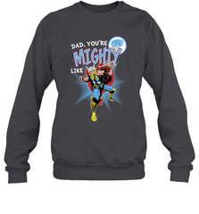 Marvel Thor Mighty Dad Father's Day Gifts Crewneck Sweatshirt Crewneck Sweatshirt - amzapparel