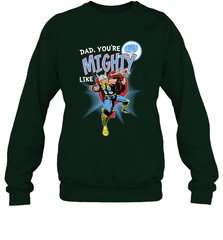 Marvel Thor Mighty Dad Father's Day Gifts Crewneck Sweatshirt Crewneck Sweatshirt - amzapparel