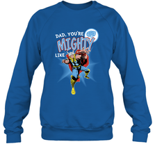 Marvel Thor Mighty Dad Father's Day Gifts Crewneck Sweatshirt Crewneck Sweatshirt - amzapparel