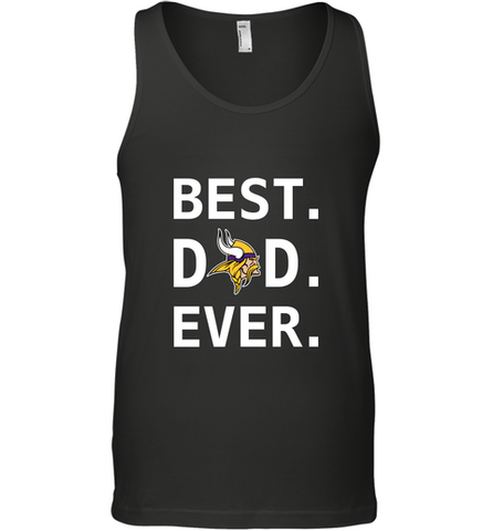 Best Minnesota Vikings Dad Best Dad Ever NFL Football Fathers Day Men's Tank Top Men's Tank Top / Black / XS Men's Tank Top - amzapparel