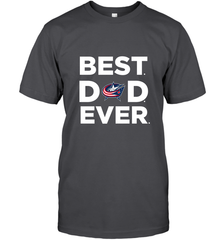 Best Columbus Blue Jackets Dad Ever Hockey NHL Fathers Day GIft For Daddy Men's T-Shirt Men's T-Shirt - amzapparel
