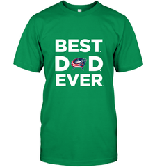 Best Columbus Blue Jackets Dad Ever Hockey NHL Fathers Day GIft For Daddy Men's T-Shirt Men's T-Shirt - amzapparel
