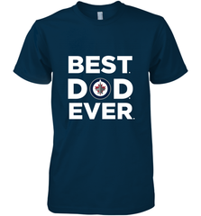 Best Winnipeg Jets Dad Ever Hockey NHL Fathers Day GIft For Daddy Men's Premium T-Shirt Men's Premium T-Shirt - amzapparel