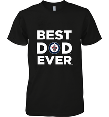 Best Winnipeg Jets Dad Ever Hockey NHL Fathers Day GIft For Daddy Men's Premium T-Shirt Men's Premium T-Shirt - amzapparel