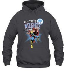 Marvel Thor Mighty Dad Father's Day Gifts Hooded Sweatshirt Hooded Sweatshirt - amzapparel
