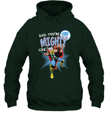 Marvel Thor Mighty Dad Father's Day Gifts Hooded Sweatshirt Hooded Sweatshirt - amzapparel