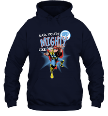 Marvel Thor Mighty Dad Father's Day Gifts Hooded Sweatshirt Hooded Sweatshirt - amzapparel