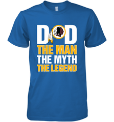 Washington Redskins Dad The Man The Myth The Legend NFL Father's Day Men's Premium T-Shirt Men's Premium T-Shirt - amzapparel