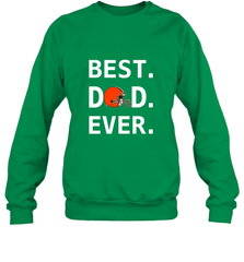 Best Cleveland Browns Dad Best Dad Ever NFL Football Fathers Day Crewneck Sweatshirt Crewneck Sweatshirt - amzapparel