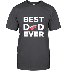 Best Detroit Red Wings Dad Ever Hockey NHL Fathers Day GIft For Daddy Men's T-Shirt Men's T-Shirt - amzapparel