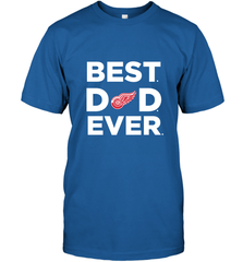 Best Detroit Red Wings Dad Ever Hockey NHL Fathers Day GIft For Daddy Men's T-Shirt Men's T-Shirt - amzapparel
