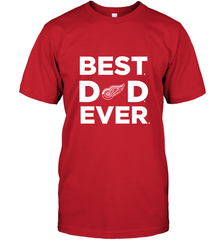 Best Detroit Red Wings Dad Ever Hockey NHL Fathers Day GIft For Daddy Men's T-Shirt Men's T-Shirt - amzapparel