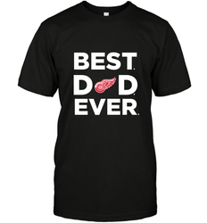 Best Detroit Red Wings Dad Ever Hockey NHL Fathers Day GIft For Daddy Men's T-Shirt
