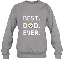 Best Pittsburgh Steelers Dad Best Dad Ever NFL Football Fathers Day Crewneck Sweatshirt Crewneck Sweatshirt - amzapparel